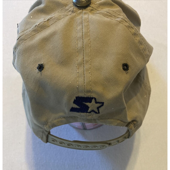 STARTER Vtg 90's MLB Atlanta Braves Paisley Under Brim Letterman A Snapback Hat - Picture 2 of 10